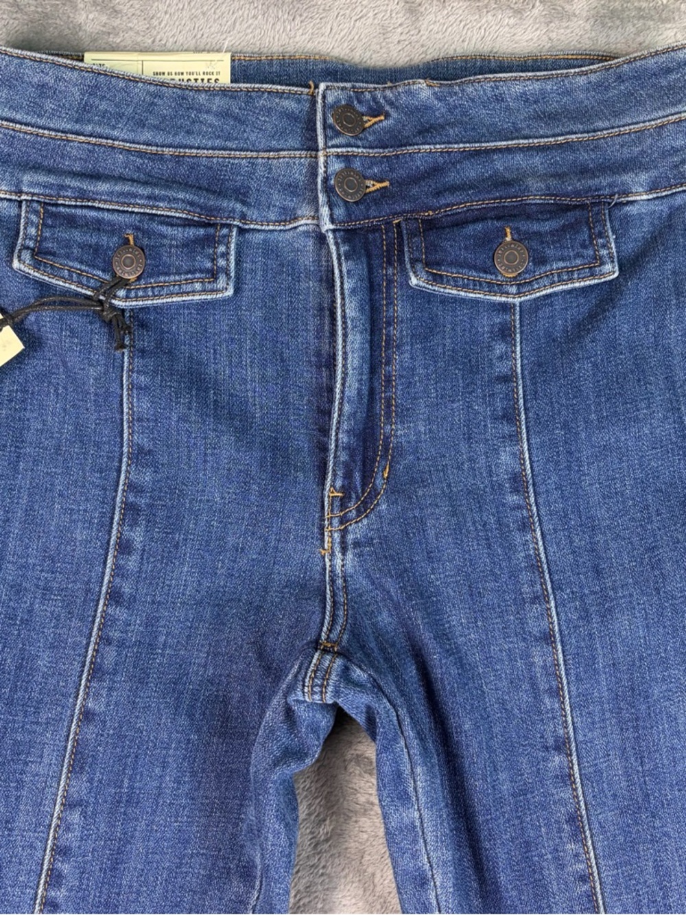 Idyllwind High Rise Bootcut Jeans Women's 8/34L Blue Stretch Denim Western Y2K - Picture 2 of 16